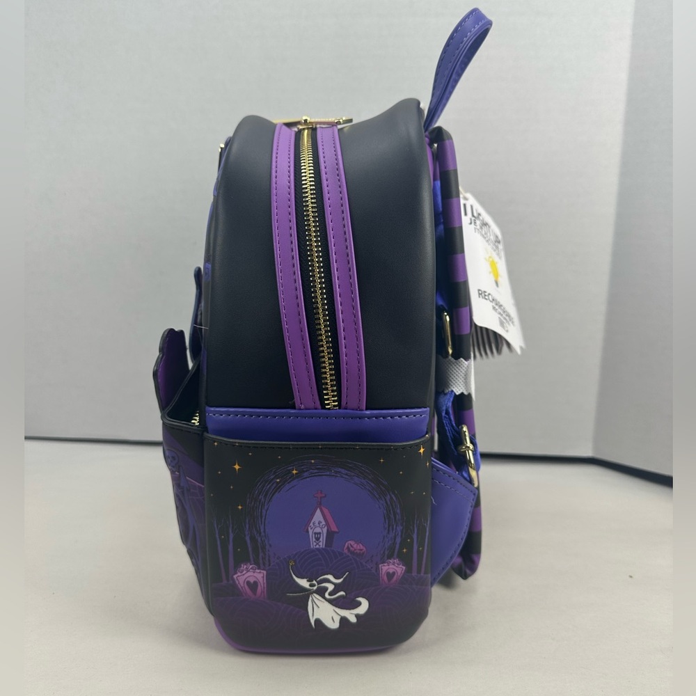 Loungefly Disney The Nightmare Before Christmas Zero Graveyard Mini Backpack - Picture 9 of 9